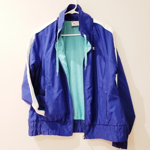 Womens Vintage Champion Windbreaker - Picture 3 of 8